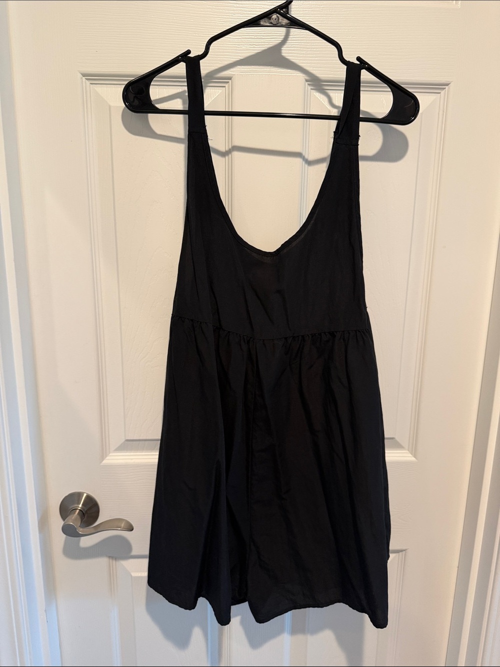 SHEIN Black Sleeveless Scoop Neck Romper